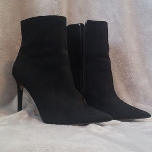 Express Faux Suede Bootie